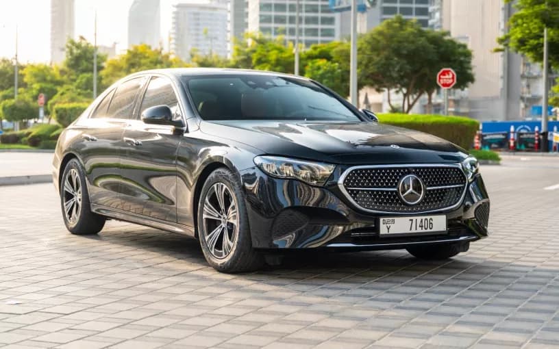Mercedes-Benz E200 or similar — available to request in Dubai